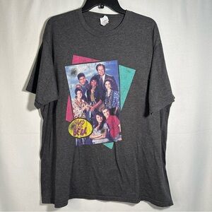 Port and Company Charcoal Saved by the Bell Tee